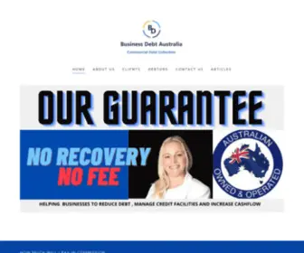 Businessdebtaus.com.au(Commercial Debt Collection) Screenshot