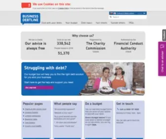Businessdebtline.org(Free online debt advice) Screenshot