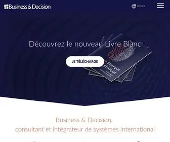 Businessdecision.fr(Business & Decision) Screenshot
