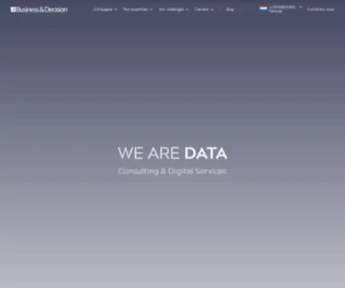 Businessdecision.lu(Experts in data and digital transformation) Screenshot
