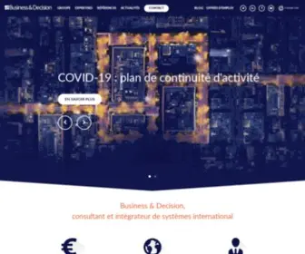 Businessdecision.tn(Data & digital en Tunisie) Screenshot