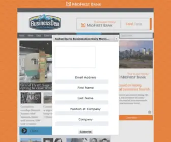 Businessden.com(Denver's Homepage For Business News) Screenshot