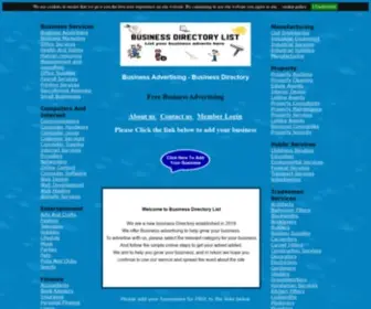 Businessdirectorylist.co.uk(Businessdirectorylist) Screenshot