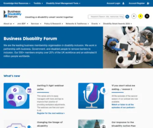 Businessdisabilityforum.org.uk(Business Disability Forum) Screenshot