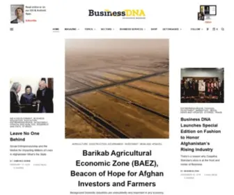 Businessdna.af(The First Executive Magazine in Afghanistan) Screenshot