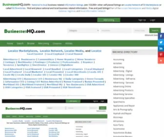 Businesseshq.com(A national to local business related information listings marketplace) Screenshot