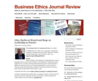 Businessethicsjournalreview.com(Businessethicsjournalreview) Screenshot
