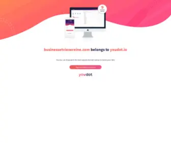 Businessetviesereine.com(OVH accompagne votre évolution grâce au meilleur des infrastructures web) Screenshot