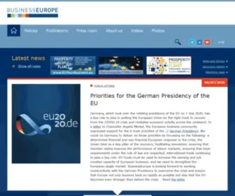 Businesseurope.eu(Businesseurope) Screenshot