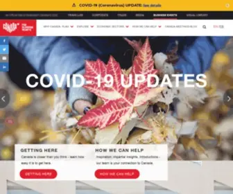 Businesseventscanada.ca(Plan Your Canadian Corporate Meeting) Screenshot