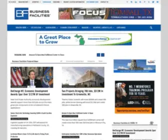 Businessfacilities.com(Business Facilities Magazine) Screenshot