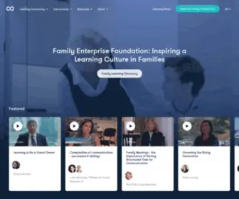 Businessfamilies.org(Family Enterprise Foundation) Screenshot
