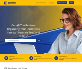 Businessfeedbackonline.com(Share and Read real user feedbacks on Businessfeedbackonline) Screenshot