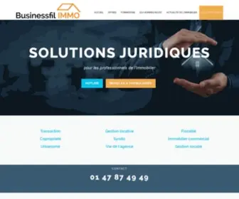Businessfilimmo.fr(BusinessFil Immo Accueil) Screenshot