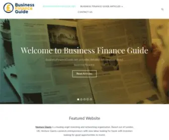 Businessfinanceguide.net(Business Finance Advice) Screenshot