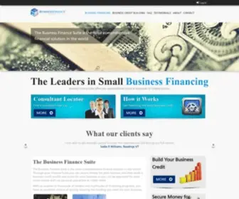 Businessfinancesuite.com(The Business Finance Suite) Screenshot