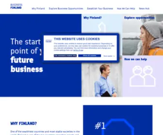 Businessfinland.com(When you build a business in finland or with finnish companies) Screenshot