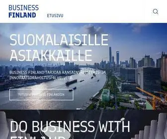 Businessfinland.fi(Business Finland) Screenshot
