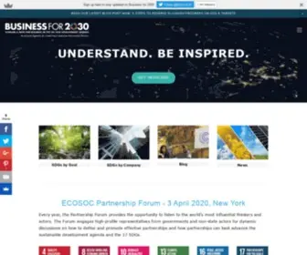 Businessfor2030.org(BUSINESS FOR 2030) Screenshot