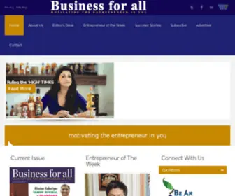 Businessforall.in(BUSINESS FOR ALL) Screenshot