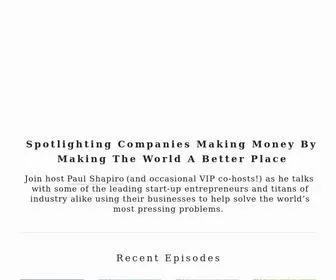Businessforgoodpodcast.com(Business for Good Podcast with Paul Shapiro) Screenshot
