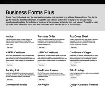 Businessformsplus.org(Businessformsplus) Screenshot