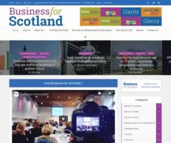 Businessforscotland.com(Prosperity for Scotland) Screenshot