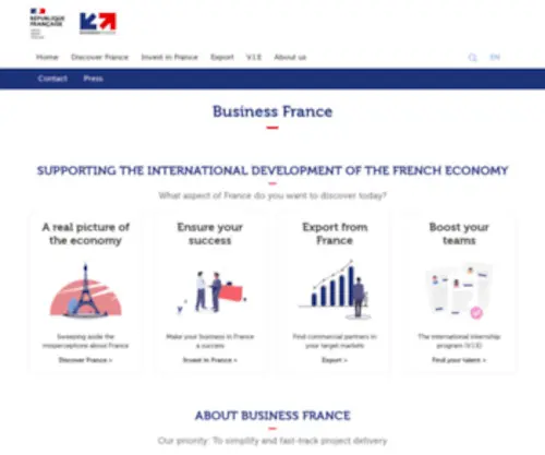 Businessfrance.com(Business France) Screenshot