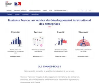 Businessfrance.fr(Business France) Screenshot