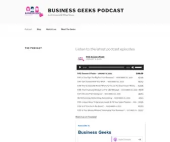 Businessgeekspodcast.com(An EntrepreNERDial Show) Screenshot