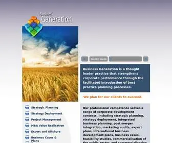 Businessgeneration.com.au(Strengthening corporate performance through strategic planning) Screenshot