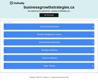 Businessgrowthstrategies.ca(Businessgrowthstrategies) Screenshot