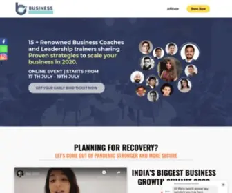 Businessgrowthsummit.in(B2B Lead Generation System) Screenshot