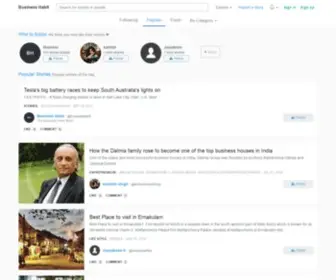 Businesshabit.com(Read, write and share business stories that matter) Screenshot