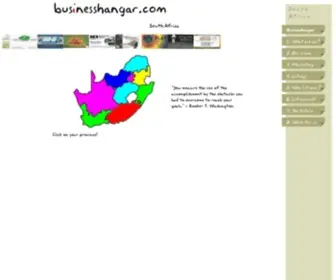 Businesshangar.com(A businesscard index for businesses) Screenshot