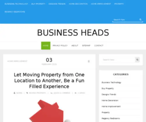Businessheads.net(Business Heads) Screenshot