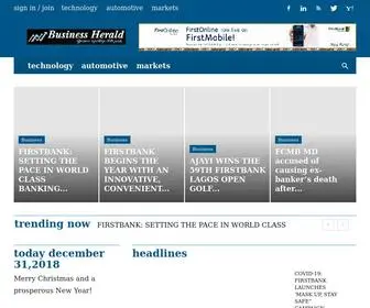 Businessherald.com.ng(Business Herald) Screenshot