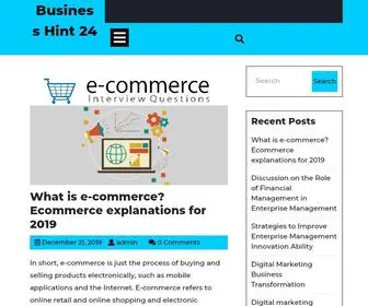 Businesshint24.com(Business Hint 24) Screenshot