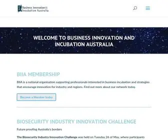 Businessincubation.com.au(Business Innovation and Incubation Australia) Screenshot