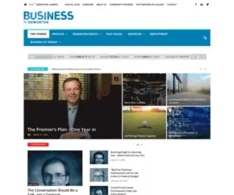 Businessinedmonton.com(Business In Edmonton) Screenshot