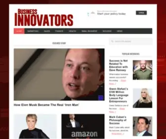 Businessinnovatorsmagazine.com(Business Innovators Magazine) Screenshot