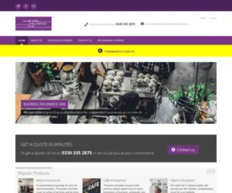Businessinsuranceline.co.uk(Business Insurance Line) Screenshot