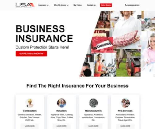 Businessinsuranceusa.com(Business insurance) Screenshot