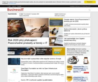 Businessit.cz(Informační technologie pro profesionály) Screenshot