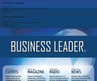 Businessleader.com(Business Leader) Screenshot