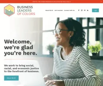 Businessleadersofcolors.com(Business Leaders of Colors) Screenshot