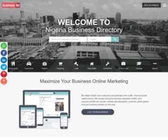 Businesslist.com.ng(Nigeria Business Directory) Screenshot