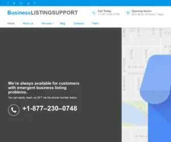 Businesslistingsupport.com(Google My Business Listing) Screenshot