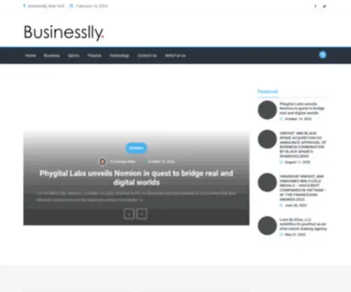 Businesslly.com(Business News) Screenshot
