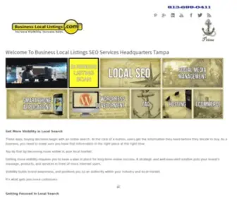 Businesslocallistings.com(Tampa Local SEO & Web Design Services) Screenshot